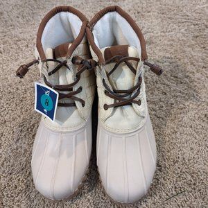 Nautica snow boots womens size 8 white NWT